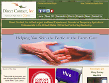 Tablet Screenshot of directcontact.com